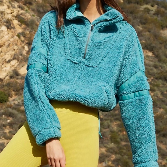 Free People Jackets & Blazers - Free People Movement Nantucket Fleece Jacket Wave Rider